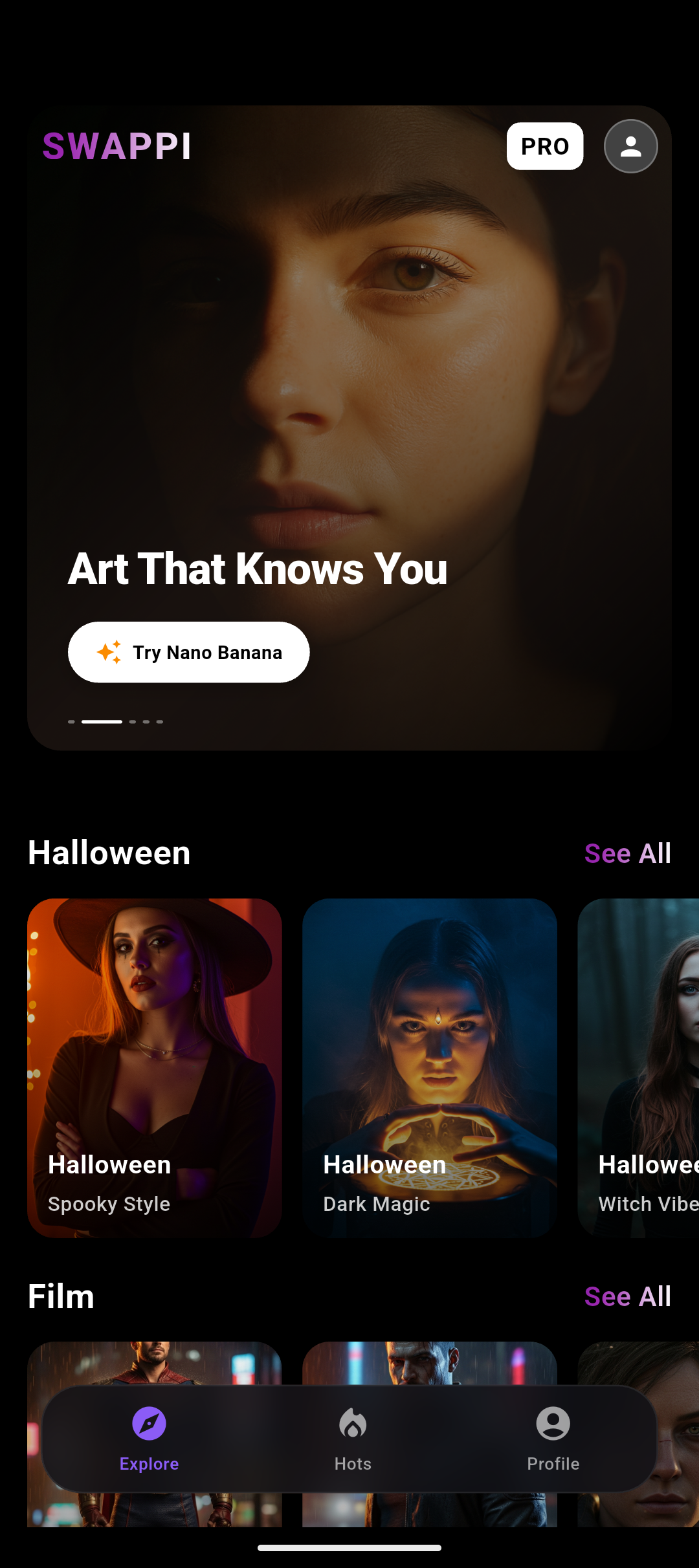 Swappi App Category List